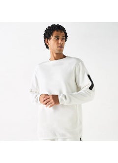 Kappa Kappa Solid Crew Neck Sweatshirt with Long Sleeves  - Image 1