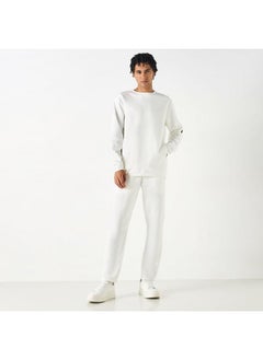 Kappa Kappa Solid Crew Neck Sweatshirt with Long Sleeves  - Image 2