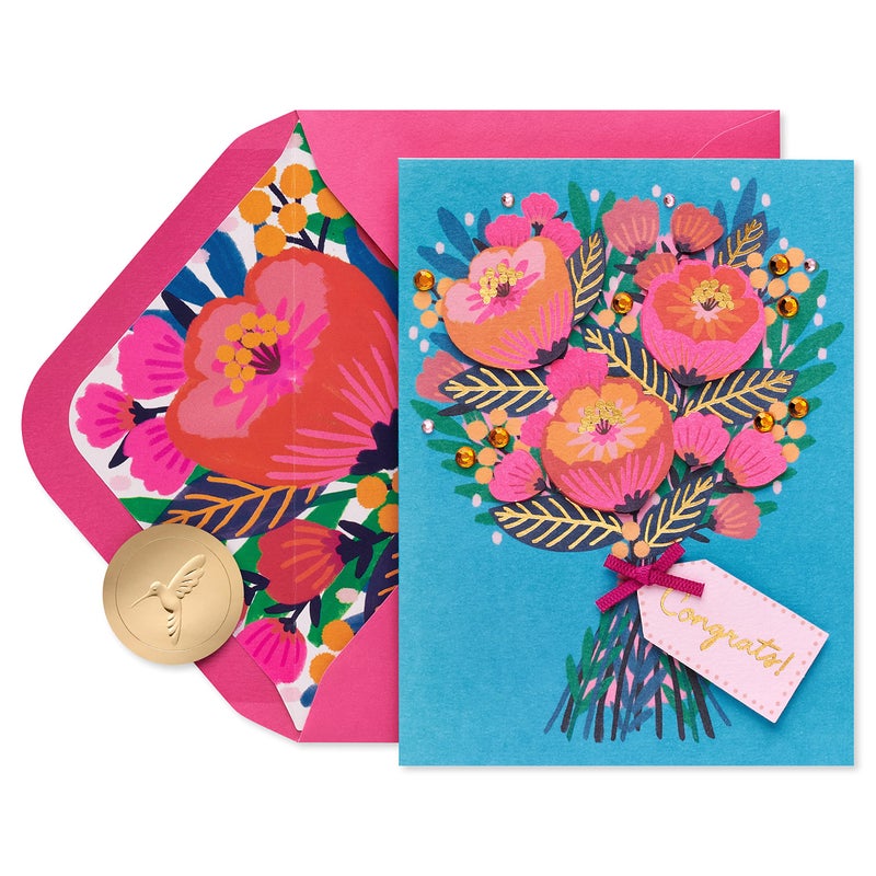 Papyrus Congratulations Card (So Happy For You) - Image 1