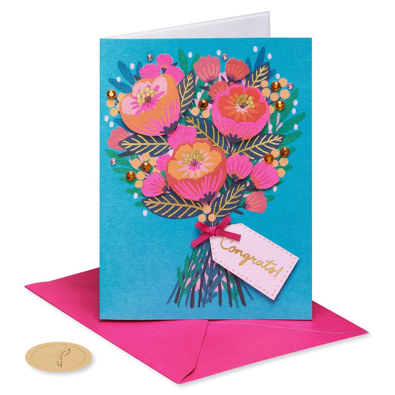 Papyrus Congratulations Card (So Happy For You) - Image 4