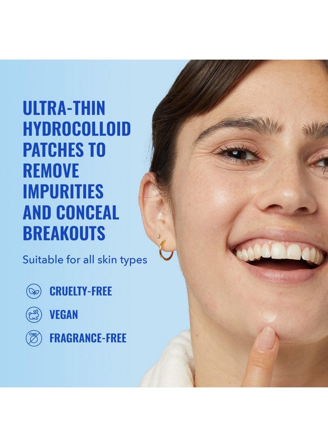 لاصقات حب الشباب من جود موليكلز (60 لاصقة) - لاصقات هيدروكولويدية رقيقة للغاية لإخفاء الرؤوس البيضاء والسوداء والبقع، واستهداف حب الشباب والشوائب - العناية بالبشرة للوجه بالسليلوز والبكتين - Image 2