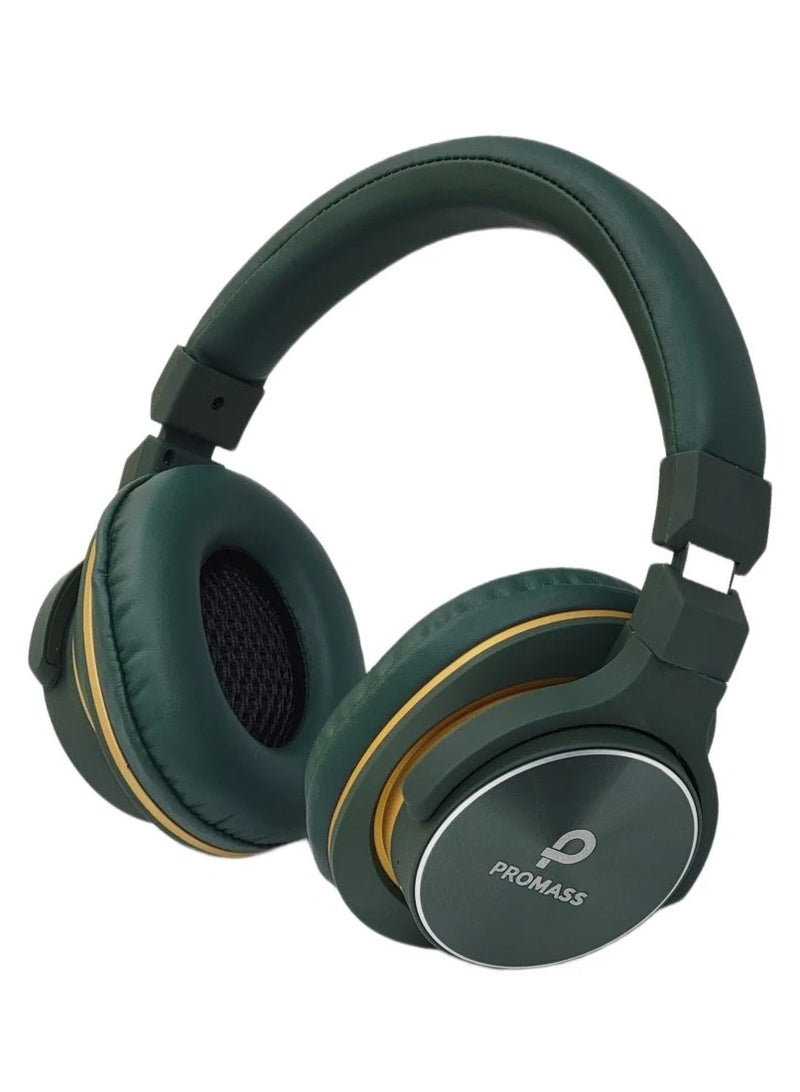 PROMASS PM-0807 Wireless Bluetooth 5.3 Headphones with Type-C Charging Port, Long Battery Life – Professional Wireless Headset for Mobile and Computer
