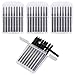Inspack Hearing Aid Filters for Phonak Hear Clear Wax Guards 12mm Wax Filters Compatible with Phonak Widex Resound Unitron Hearing Aids Accessories and Supplies Transparent 4Pack32 Filters - Image 1
