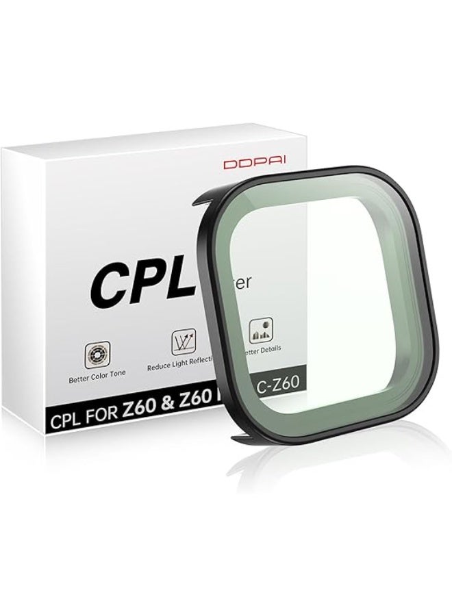 DDPAI CPL Polarizing Filters for DDPAI Z60 Pro and Z60 Dash Cam Models, Reduce Glare - Image 1