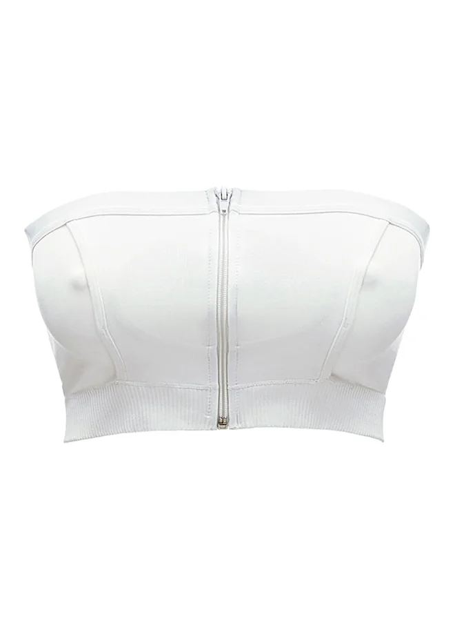 Medela Easy Expression Hands-Free Pumping Bra, White, Large
