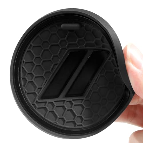 REMOCH for Dodge Challenger Accessories 2015-2024 Custom Fits Cup Holder Insert Anti-dust Mats Door Pocket Center Console Liners(Black Trim) - 11 PCS Set - Image 5