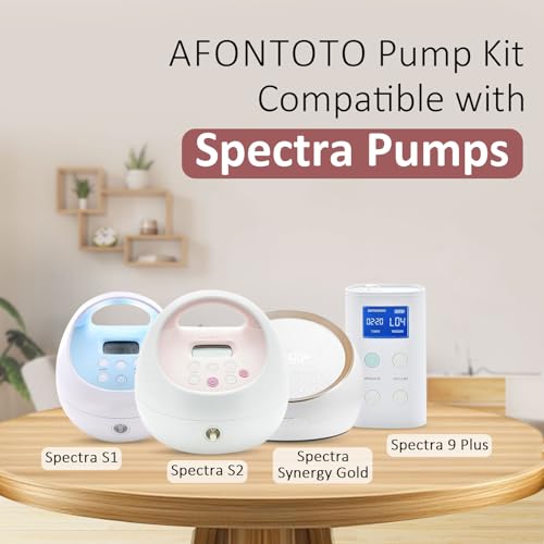 afontoto 10PCS Breast Pump Parts Compatible with Spectra S2, S1, 9Plus, 6 Pack Silicone Duckbill Valve & 4 Pack Silicone Diaphragm for Spectra Breastpump Parts, Not Original Replacement Accessories - Image 2