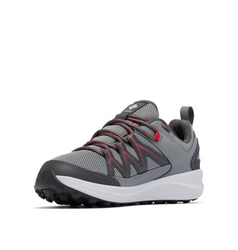 Columbia Youth Unisex Peakfreak Rush Waterproof, Titanium Grey Steel/Mountain Red, 6 - Image 4