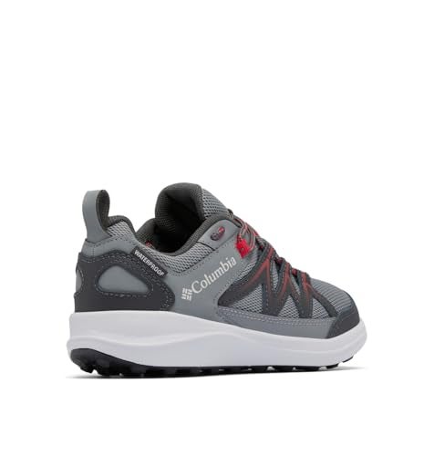 Columbia Youth Unisex Peakfreak Rush Waterproof, Titanium Grey Steel/Mountain Red, 6 - Image 2