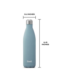 S'well S'well Stainless Steel Water Bottle, 25oz, Aquamarine, Triple Layered Vacuum Insulated Containers Keeps Drinks Cold for 48 Hours and Hot for 24, BPA Free, Perfect for On the Go  - Image 3