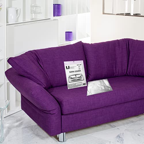 Uboxes Sofa Protective Poly Covers, 152 x 45 in (Pack of 1) - Image 3