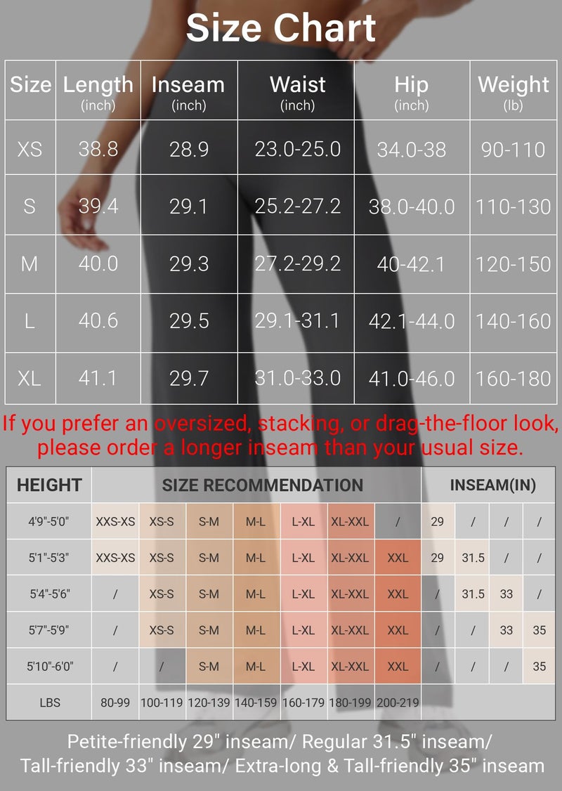 YEOREO Workout Leggings Womens No Front Seam Straight Leggings 29" High Waist Buttery Eddiy Gym Yoga Pants Gray S - Image 5