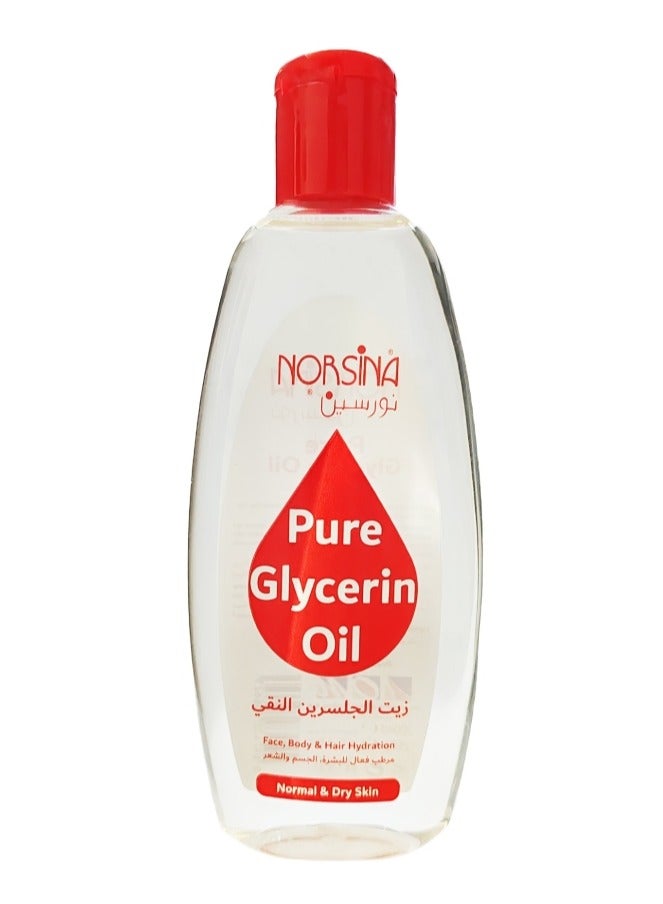نورسينا زيت الجلسرين النقي للبشرة العادية والجافة 200 مل - Image 2