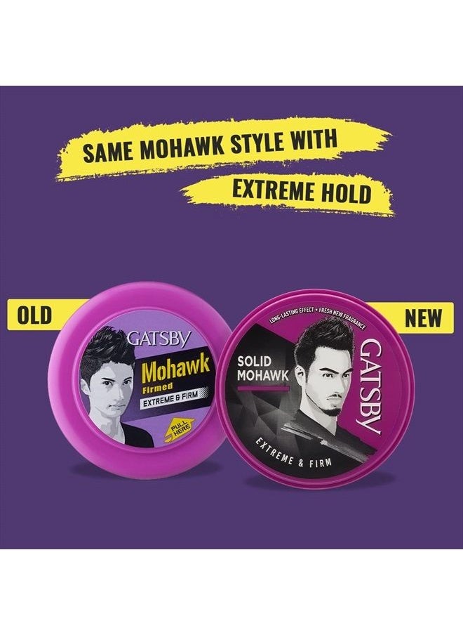GATSBY - Gatsby Hair Styling Wax Mohawk Firmed Extreme & Firm - 75g - Image 1