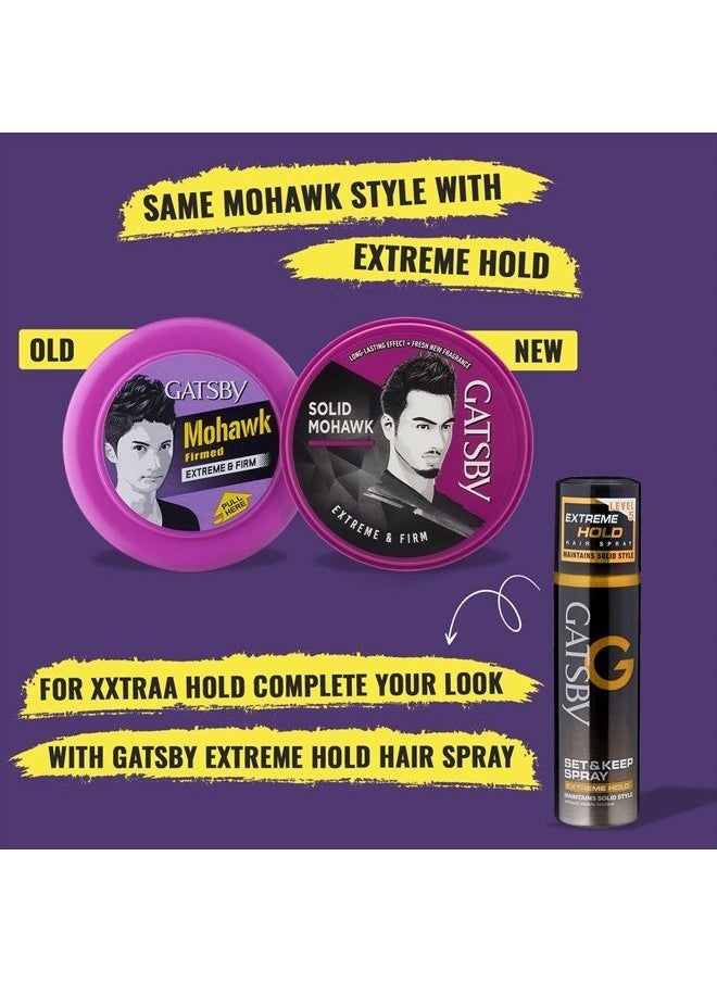 GATSBY - Gatsby Hair Styling Wax Mohawk Firmed Extreme & Firm - 75g - Image 1