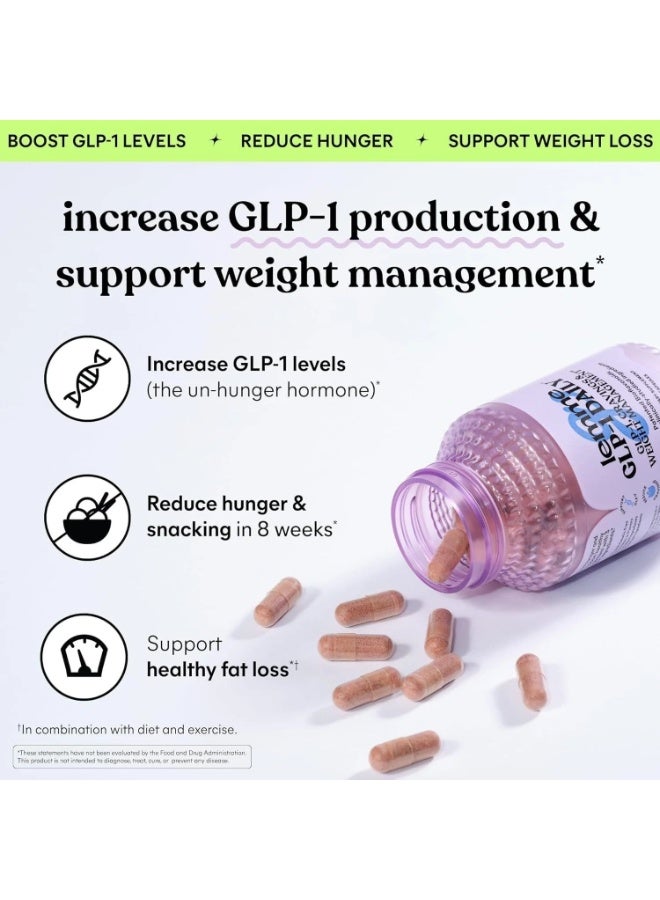ليمي  Lemme, GLP-1 Daily™، إدارة الوزن، الرغبة الشديدة في تناول الطعام وحرق الدهون، 60 كبسولة - Image 3