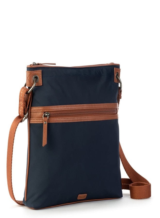 The Sak Esperato Nylon Flat Crossbody in Eco Twill, Adjustable Repreve Webbing Strap, Navy - Image 2