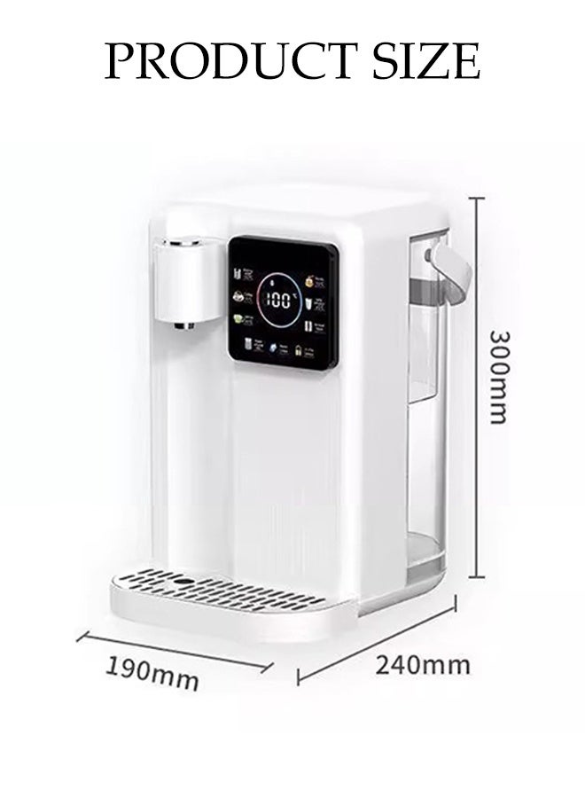 DUNISO 3.5L Multifunctional Water Dispenser Countertop Water Filter Instant Hot Water Dispenser with Removable Tank 6 Temperature Settings Rapid Heating Reverse Osmosis System Countertop Water Filter Bottleless Countertop Water Cooler Dispenser Ideal for Home Office Kitchen, Black - Image 4