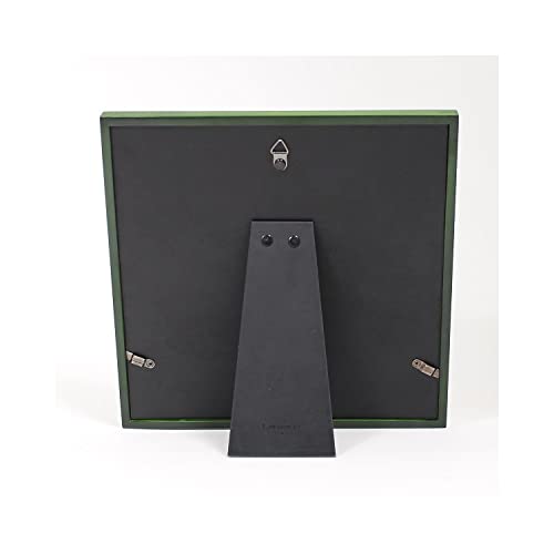 Lawrence Frames Collection Wood Picture Frame Gallery, Green, 10x10 - Image 3