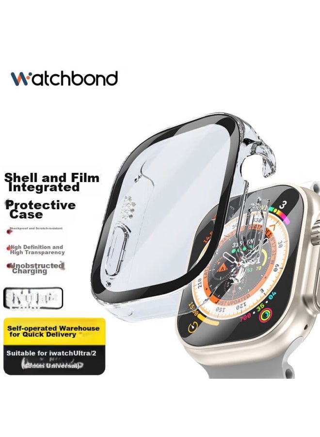 Watchbond Compatible With Iwatch Ultra Protective Case, Apple Watch Ultra 2 Full Coverage Protective Case, Integrated Screen Protector For Apple Watch Ultra, 49mm Shockproof And Scratch-resistant Protective Accessory - Image 1
