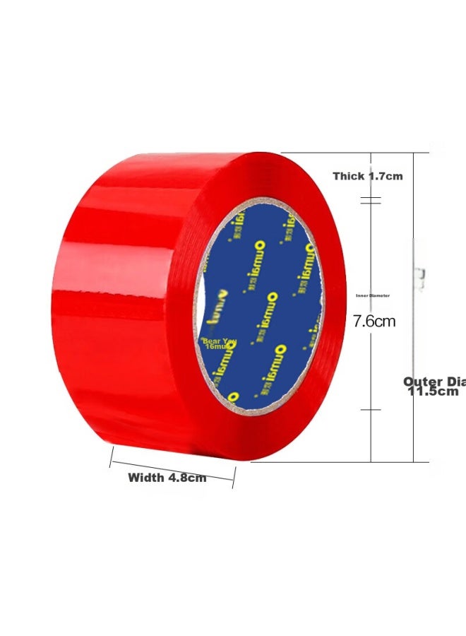 Oumai Transparent Tape, Warehouse Packing And Sealing Tape, 48mm*100m, 1 Roll, High Adhesion, Ultra-transparent, For Home And Office Use, Express Packaging Tape - Image 5