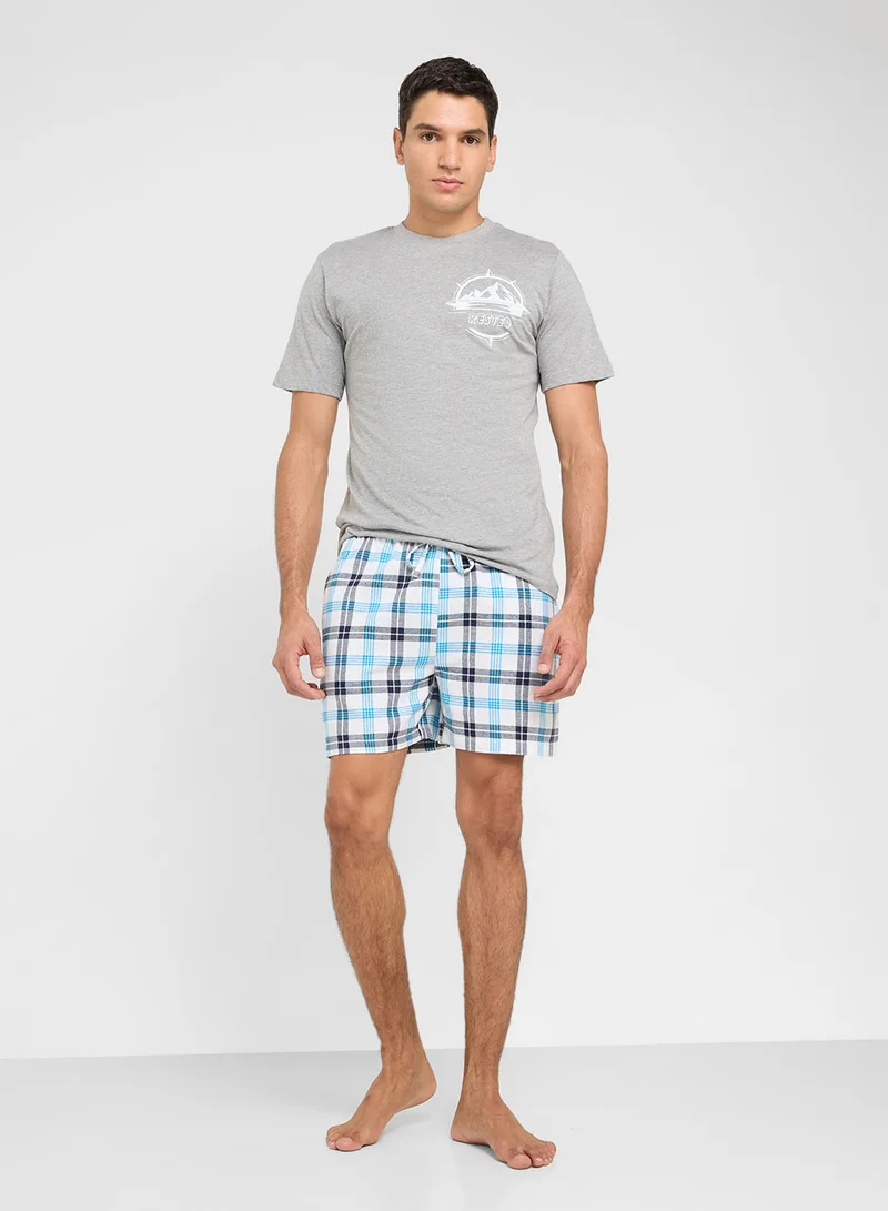 Seventy Five Nightwear T-Shirt & Shorts Sets
