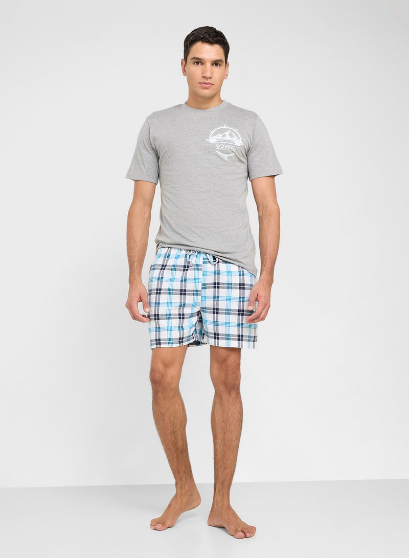 Seventy Five Nightwear T-Shirt & Shorts Sets  - Image 5
