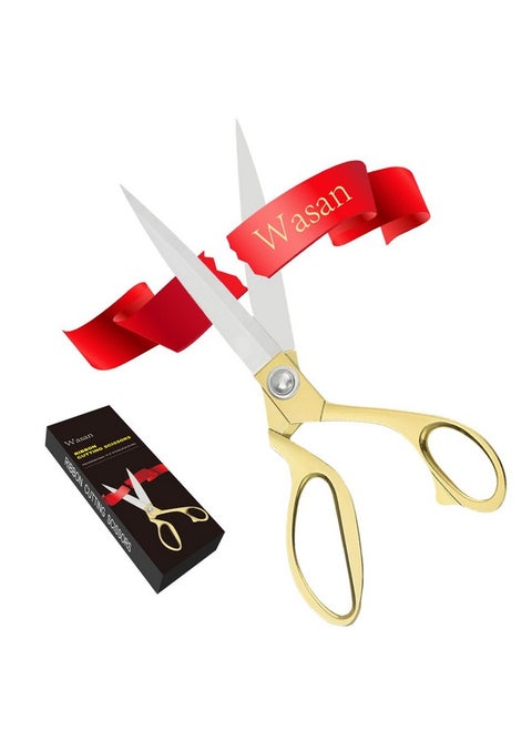 Ribbon Cutting Scissors Giant Scissors Large Scissors For Ribbon Cutting Ceremony Gold Scissors For Ribbon Cutting Professional Scissors For Fabric Heavy Duty Scissors For Cutting Plastic Cardboard