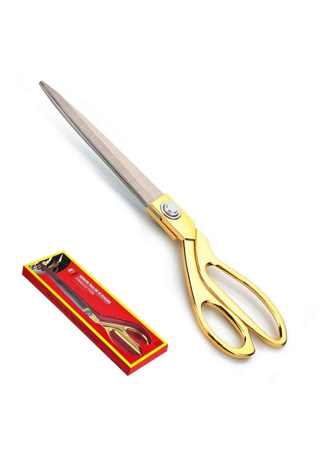 Wasan - Ribbon Cutting Scissors Giant Scissors Large Scissors For Ribbon Cutting Ceremony Gold Scissors For Ribbon Cutting Professional Scissors For Fabric Heavy Duty Scissors For Cutting Plastic Cardboard - Image 1