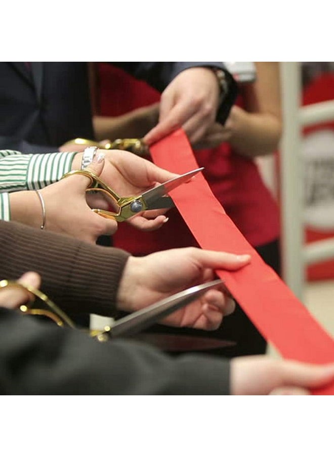 Wasan - Ribbon Cutting Scissors Giant Scissors Large Scissors For Ribbon Cutting Ceremony Gold Scissors For Ribbon Cutting Professional Scissors For Fabric Heavy Duty Scissors For Cutting Plastic Cardboard - Image 1