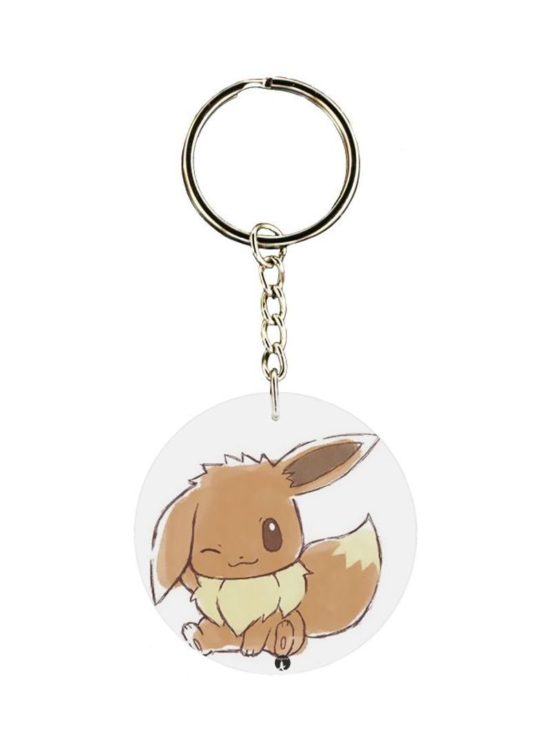 Cartoon Printed Keychain