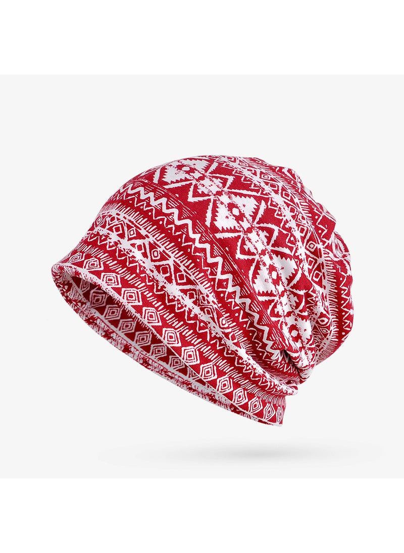 Generic Convertible Fleece-lined Winter Cap Style 5 red  - Image 2