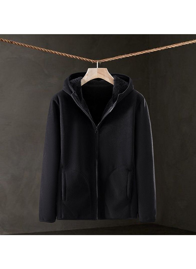 Loquat Comfortable Solid Color Outerwear That Can Be Worn On Both Sides 