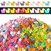 ONLYFU 1000Pcs Luminous Mini Resin Duck Tiny Duck Figurine for Fairy Garden Landscape Aquarium Potted Plant Prank Game DIY Ornament Party to Hide Miniature Dollhouse Accessories Glow in The Dark 10 Colors - Image 2