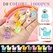 ONLYFU 1000Pcs Luminous Mini Resin Duck Tiny Duck Figurine for Fairy Garden Landscape Aquarium Potted Plant Prank Game DIY Ornament Party to Hide Miniature Dollhouse Accessories Glow in The Dark 10 Colors - Image 4