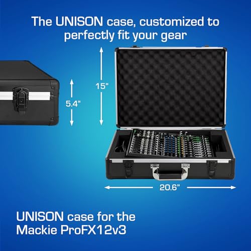 ANALOG CASES Mackie ProFX12v3 Case - Ultra-Lightweight UNISON Hard Case - Image 5