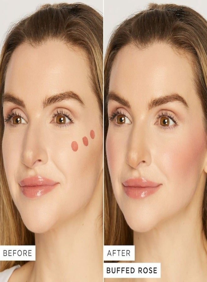 Tarte Cosmetics tarte Blush Tape™ Satin Liquid Blush – Buffed Rose, 12 mL | Soft Satin Finish, Long-Wearing Liquid Blush, Buildable Color, Lightweight, Seamless Blendable Formula - Image 2