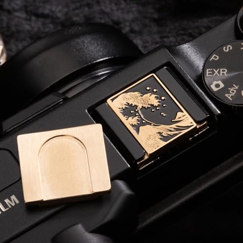 DBZZ Camera hot Shoe Cover and Shutter Buttons Soft Shutter Release Button - Compatible with Fuji xt5 xt50 xt30 xt200 xt100 xpro2 xpro3 (fsh bass Cover) - Image 3