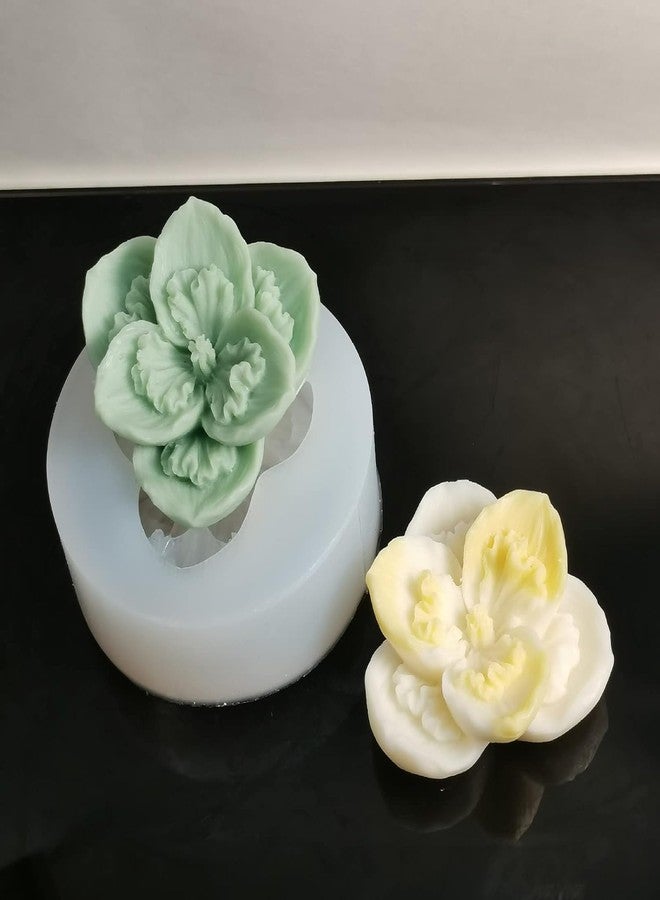 MATIN IMPEX Rose Flower Silicone Candle Mold Soap Fondant Cake Chocolate Candy Baking Plaster Epoxy Resin Clay Mold (WCM394) - Image 3