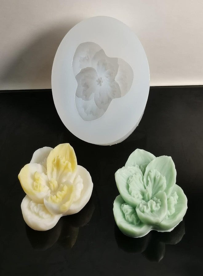 MATIN IMPEX Rose Flower Silicone Candle Mold Soap Fondant Cake Chocolate Candy Baking Plaster Epoxy Resin Clay Mold (WCM394) - Image 2