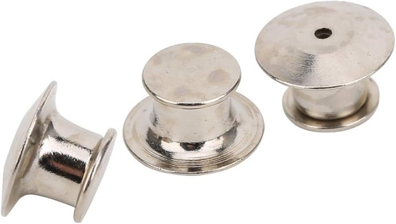 Fydun QXZ6 Flat Head Card 50pcs Brooch Pin Backs Locking Fastener Champagne Acrylic - Image 3