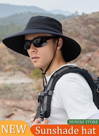 Wide Brim Sun Hat Men Women, Fishing Hats Sun UV Protection UPF 50+,  Bucket Hat,Men's Hiking Bucket Hat  Outdoor Mountaineering Quick Drying Waterproof Sun Hat Black - pzsku/Z4CD6ECF58A74BF857A0EZ/45/_/1732600526/e3f36e3d-744e-4da4-a580-ab7446b0a446