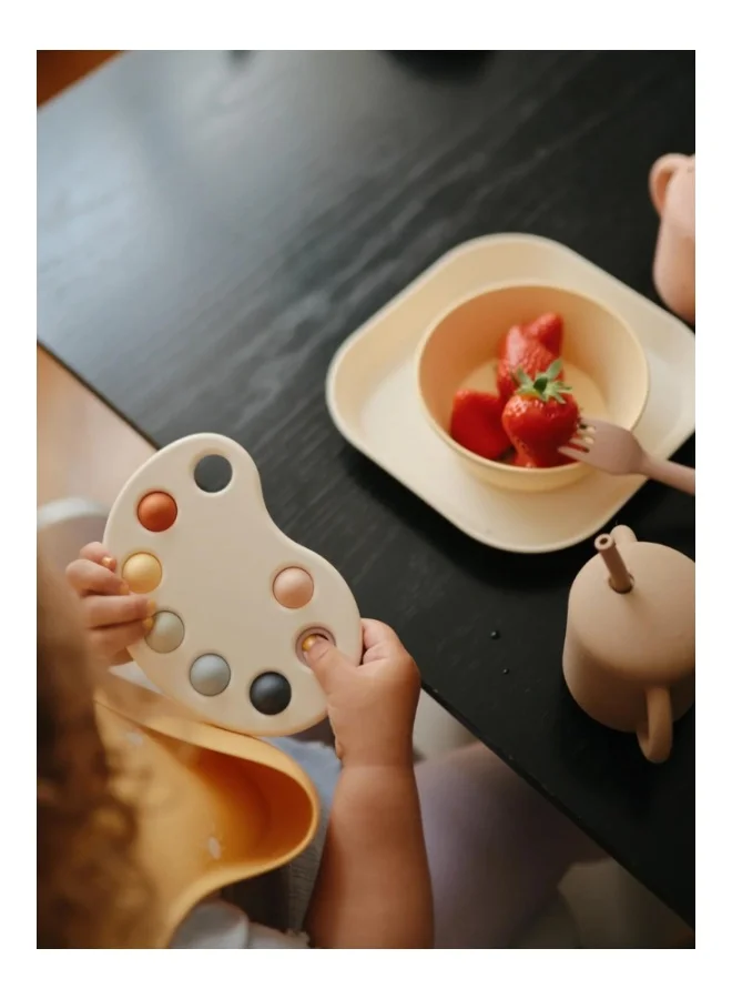 mushie Baby Fork And Spoon Set - Cloud