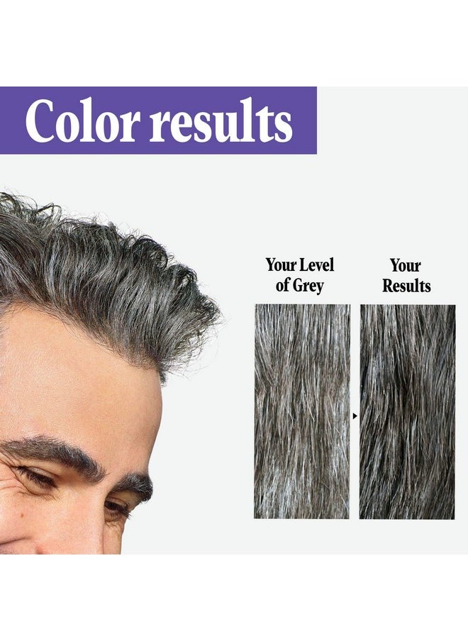 Just For Men مجموعة علاج الشعر الرمادي T45 بني داكن مكونة من قطعتين  - Image 5