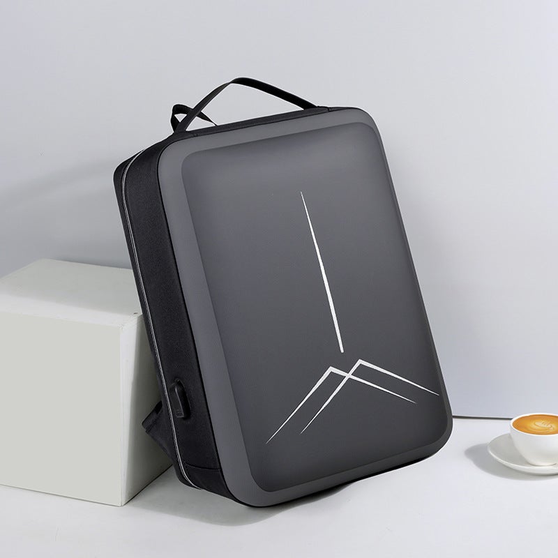 Padded Ergonomic Laptop Backpack for 16-inch Devices with Air-Cushion Straps and Spine Support