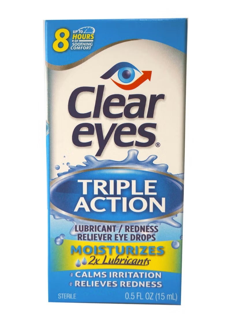 Clear Eyes تخفيف ثلاثي الفعالية - 15 مل - Image 1