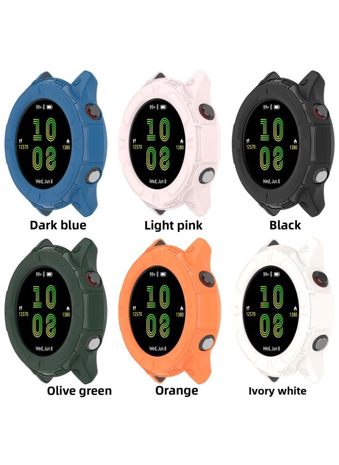 Generic - Garmin Watch Garmin Forerunner955 Half Pack Armor Protective Case-Color:Dark Blue - Image 1