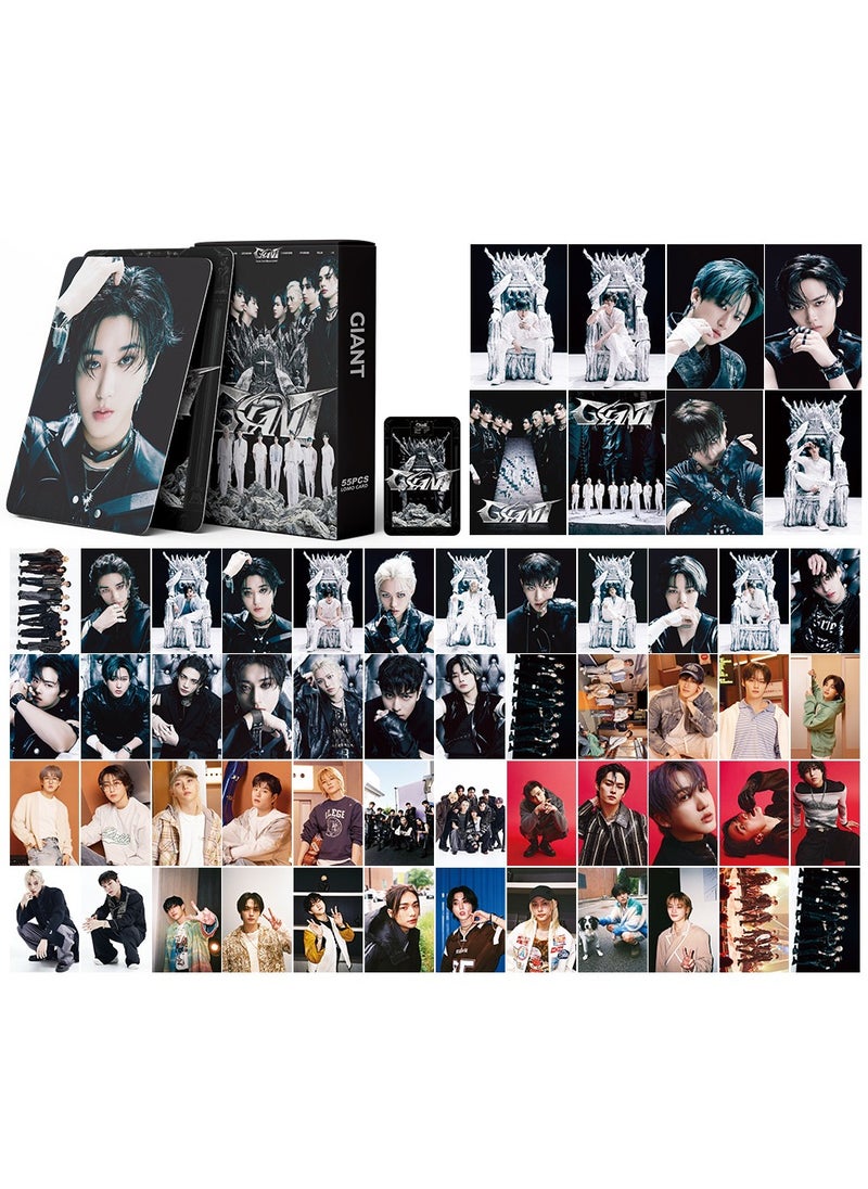 xozgdovg Integrate small card KPOP Korean Wave photo card 55 boxed DIY collection IVE support SK small card -GIANT 