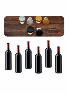Y&D 24Pcs Replacement Wine Bottle Stopper, T-shaped Stopper Corks Reusable Sealing Plug Cap for Beer Bottles DIY Craft(Black Silver Gold)  - Image 5