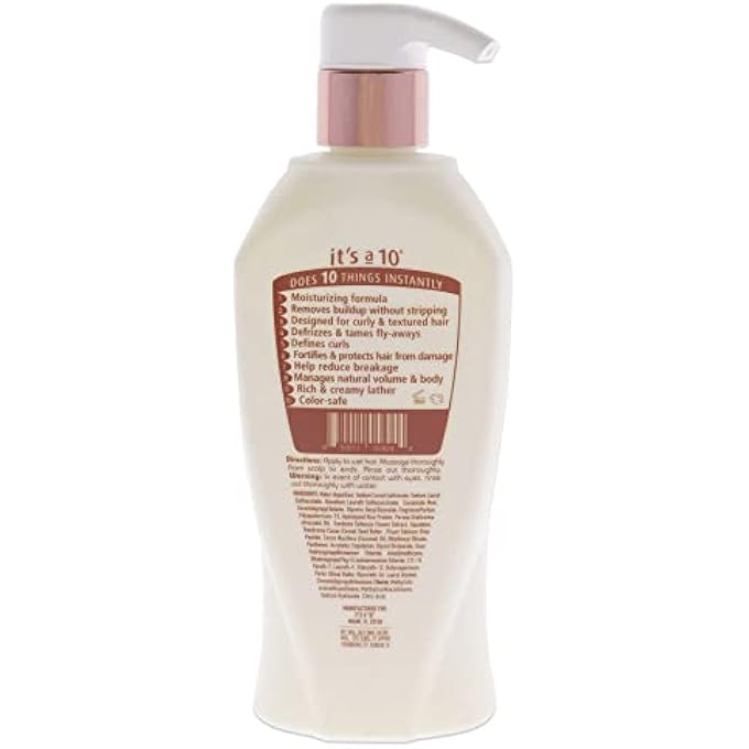 It's a 10 HAIRCARE MIRACLE COILY HYDRATING SHAMPOO, 10 OZ. - Image 2